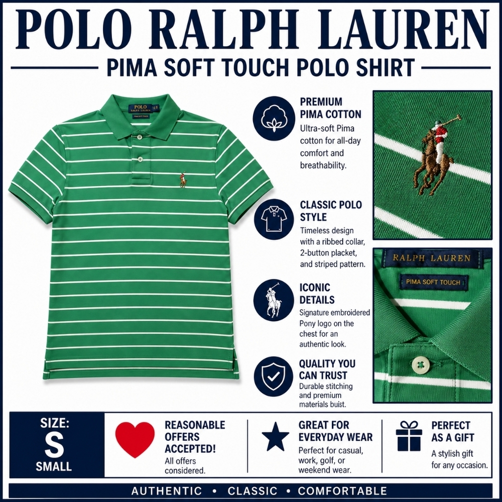 Polo Ralph Lauren Small  Pima Soft Touch Polo Shirt